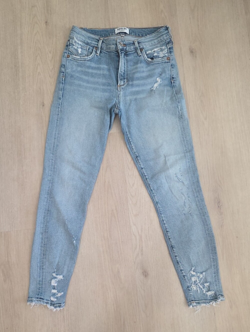 AGOLDE Distressed Skinny Jeans